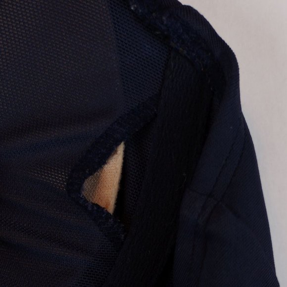 Athleta Tankini Top Navy Halter Underwire Padded - Picture 6 of 8